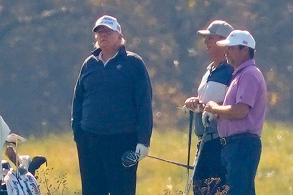 Trump varslet kamp fra golfbanen: – Dette valget er ikke over