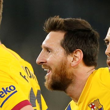 Tre målgivende av Messi da Barcelona tok viktig borteseier