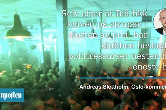Blå burde ikke ha fått skjenke videre | Andreas Slettholm