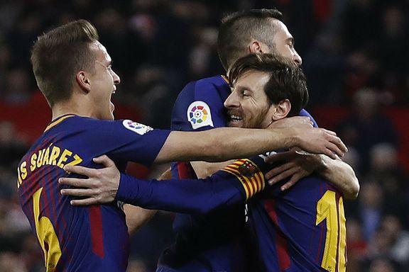  Messi kom inn og reddet Barcelona fra sesongens første ligatap 