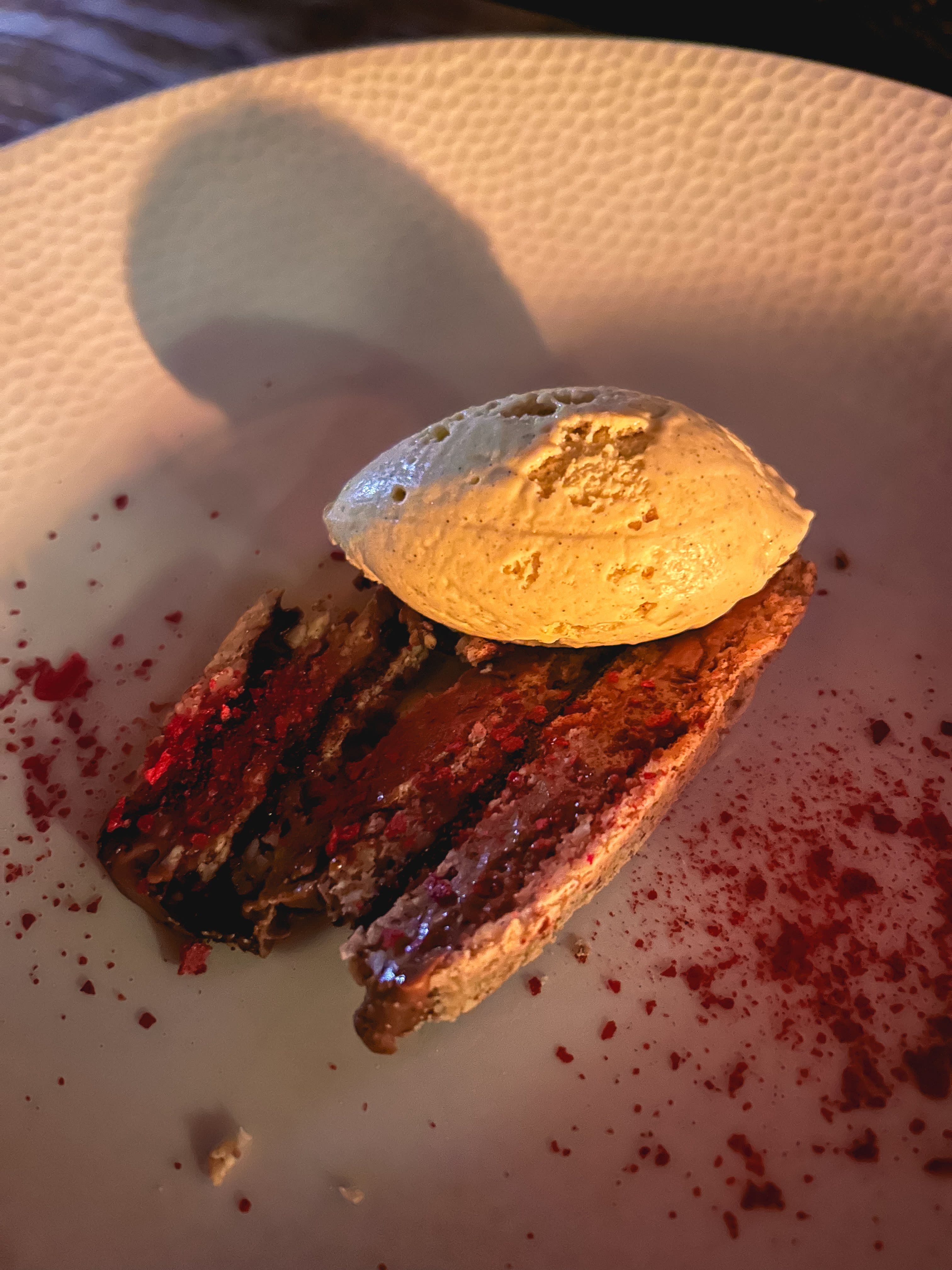 Den franske nøttekaken Marjolaine. 