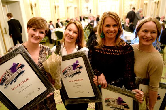Fire kvinner fikk redaktørpriser på kvinnedagen