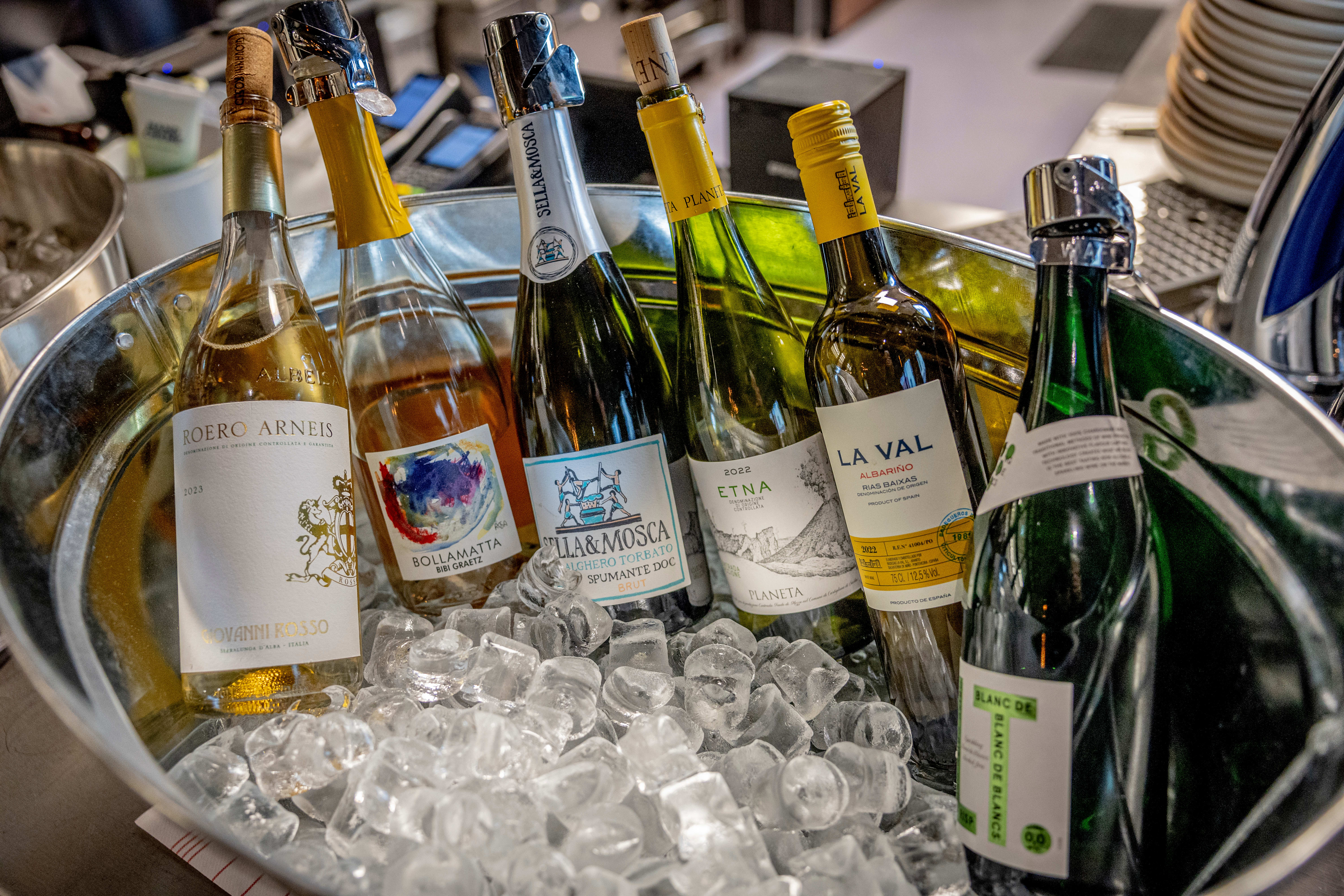 Vinutvalget er lite.