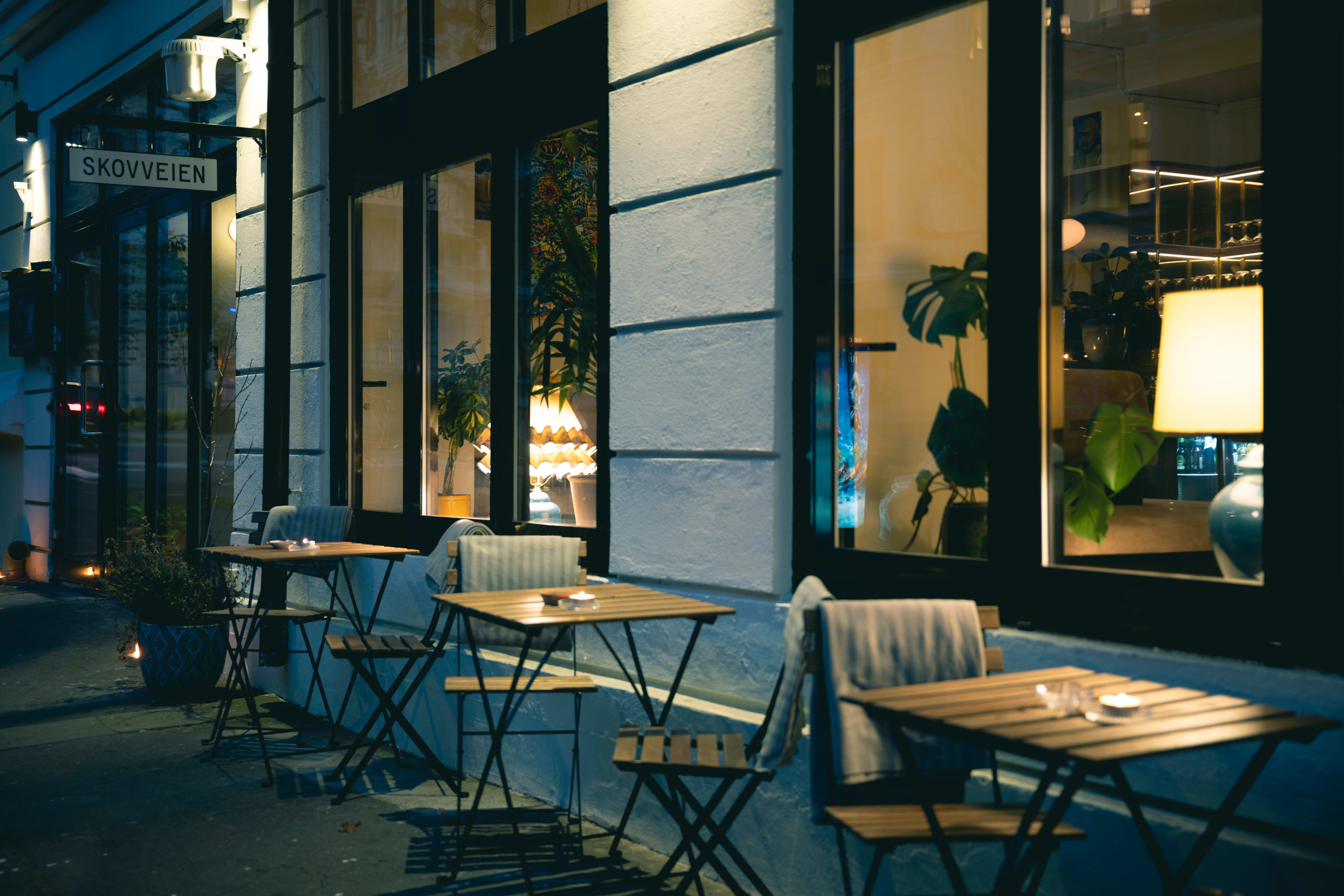 Uteserveringen Skovveien Bar & Pizza var svært populær i sommer.