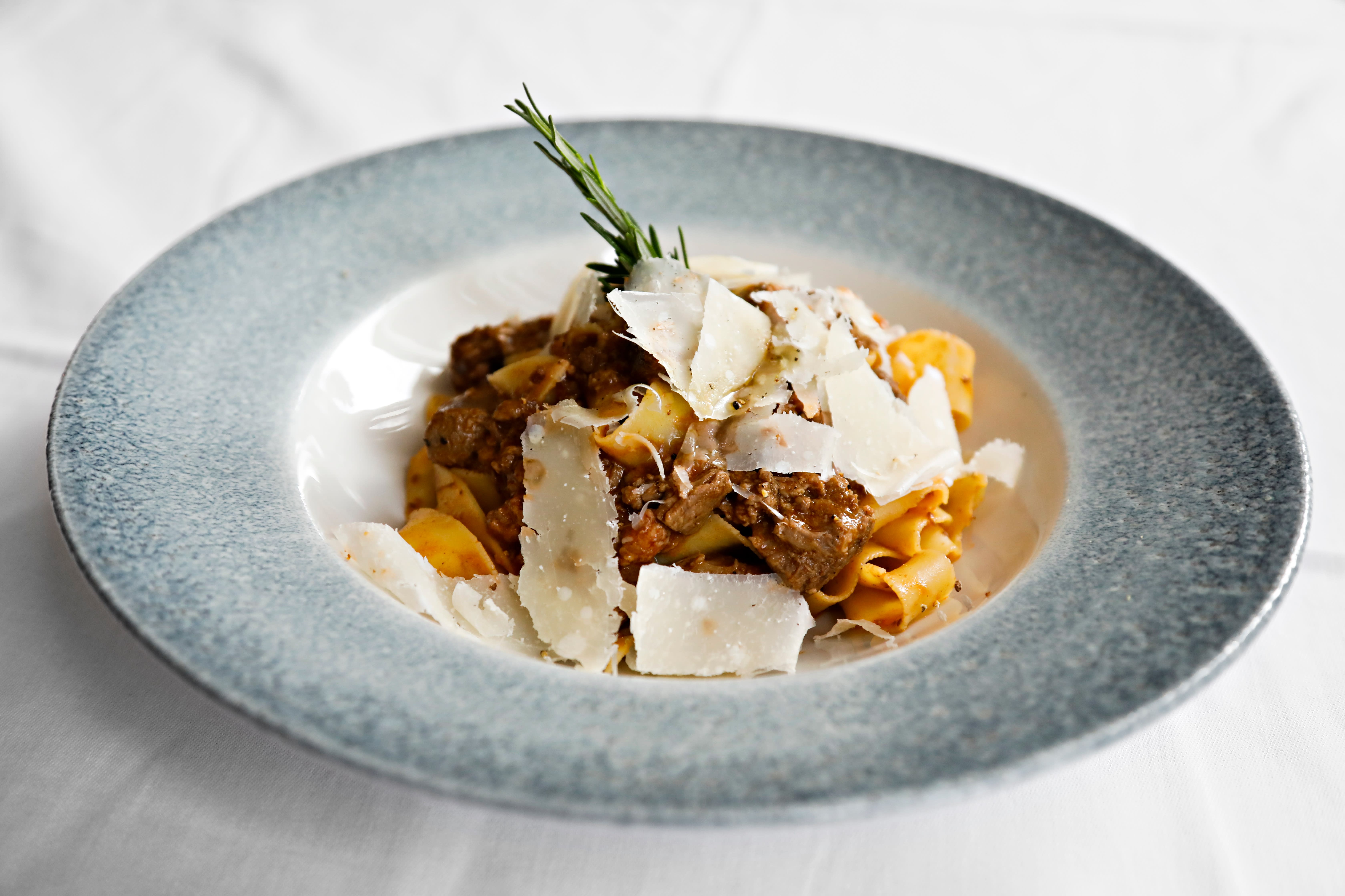 Pappardelle med villsvin.