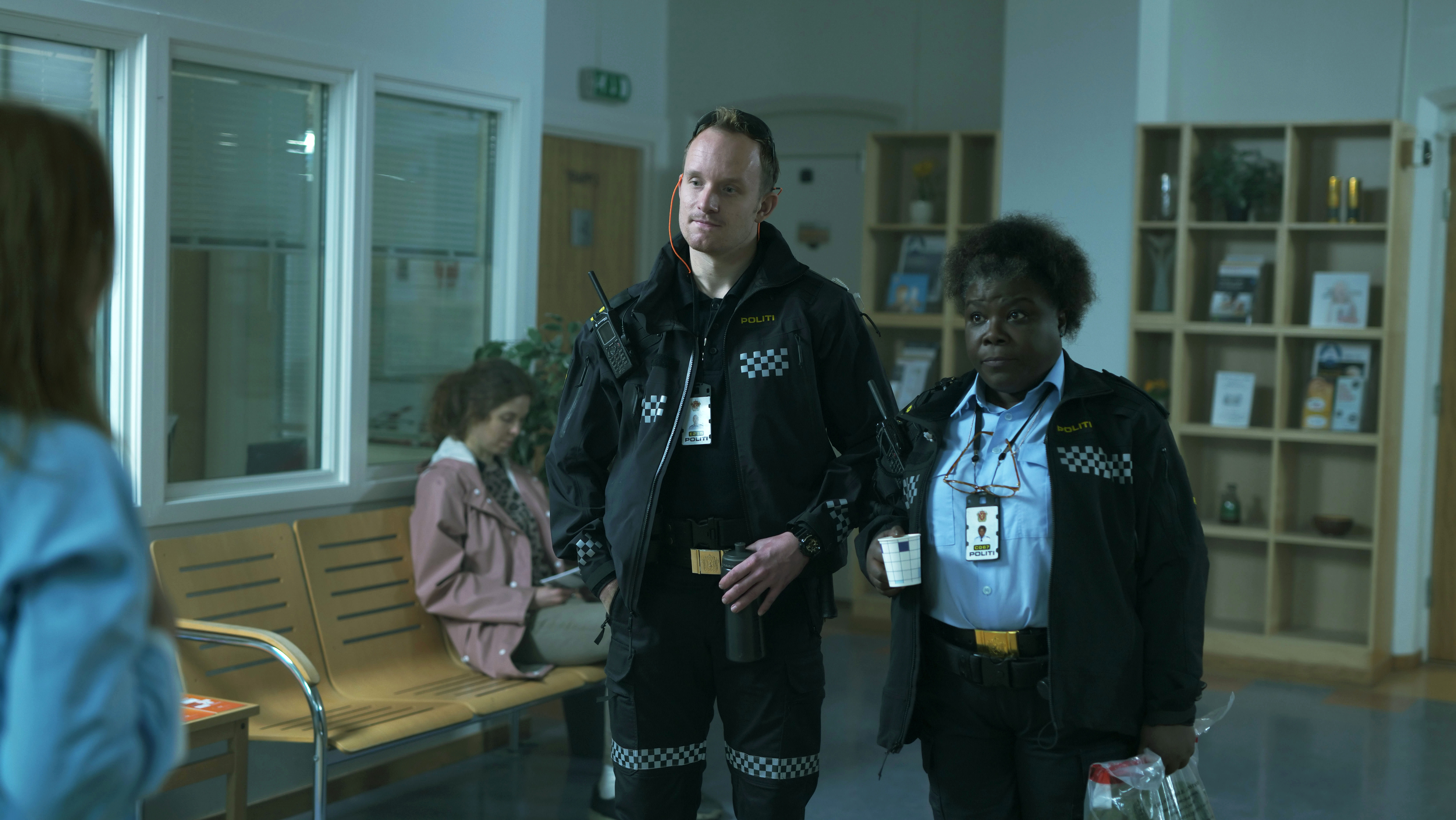 De lokale politifolkene i Skarnes spilles av Kim Fairchild og André Sørum. De får uventet med arbeid når et lik våkner opp i den lille bygda. 