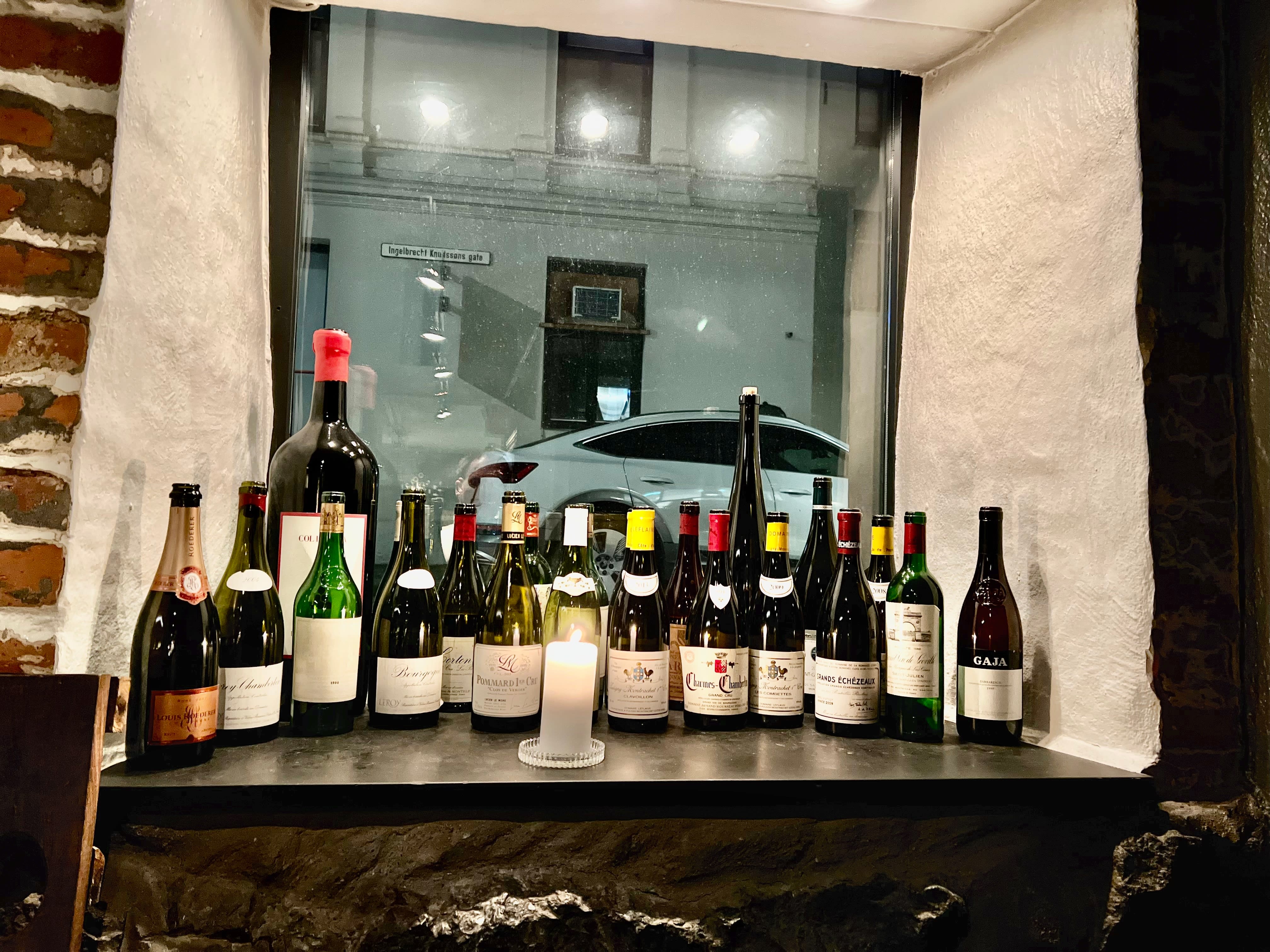 Ingen tvil om de har vin her. 