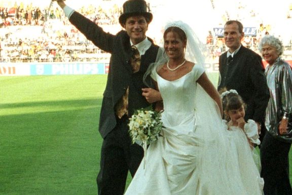 De giftet seg på banen da Norge slo Brasil. Hva skjedde etterpå?