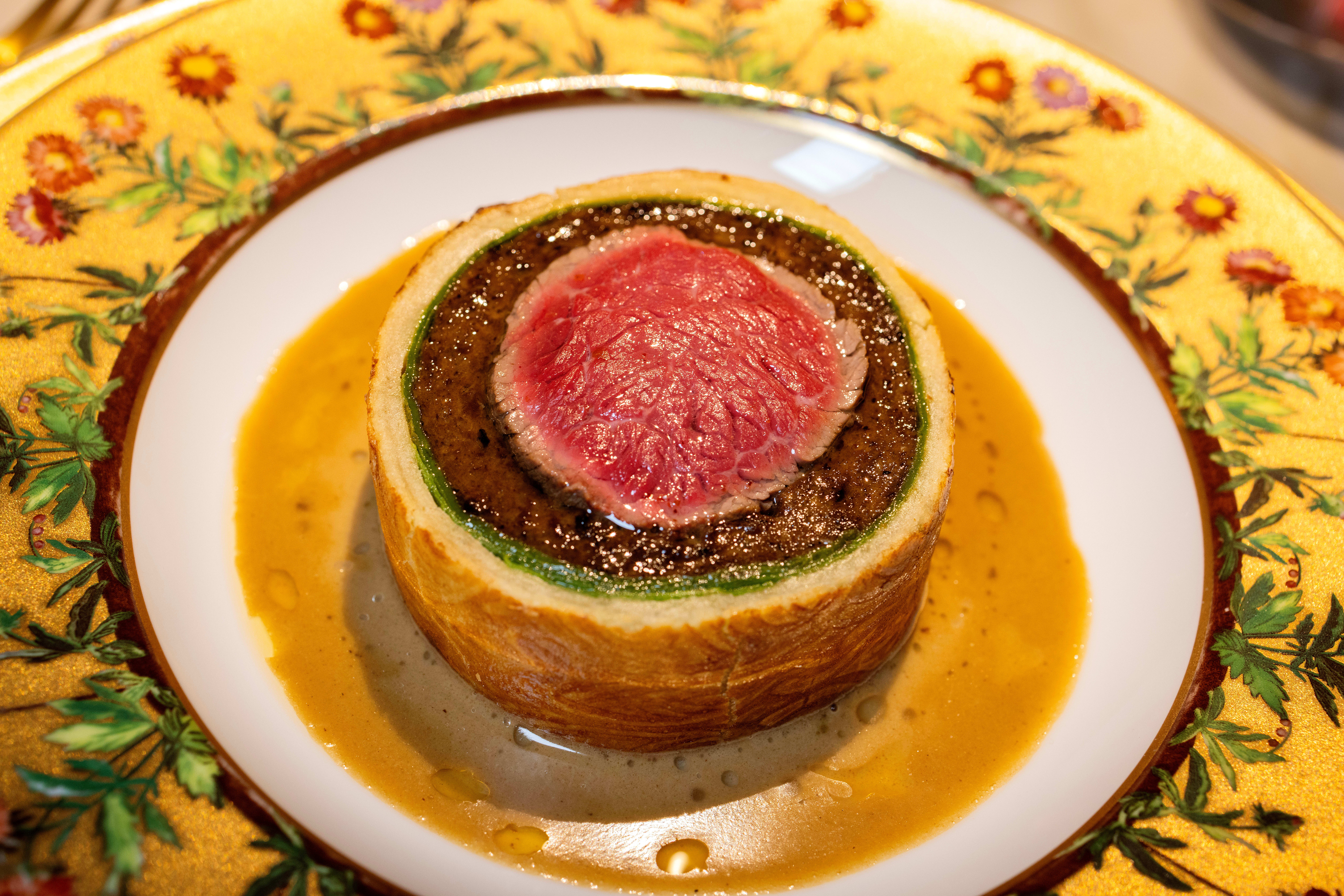 Biff Wellington ser ut som et kunstverk. 