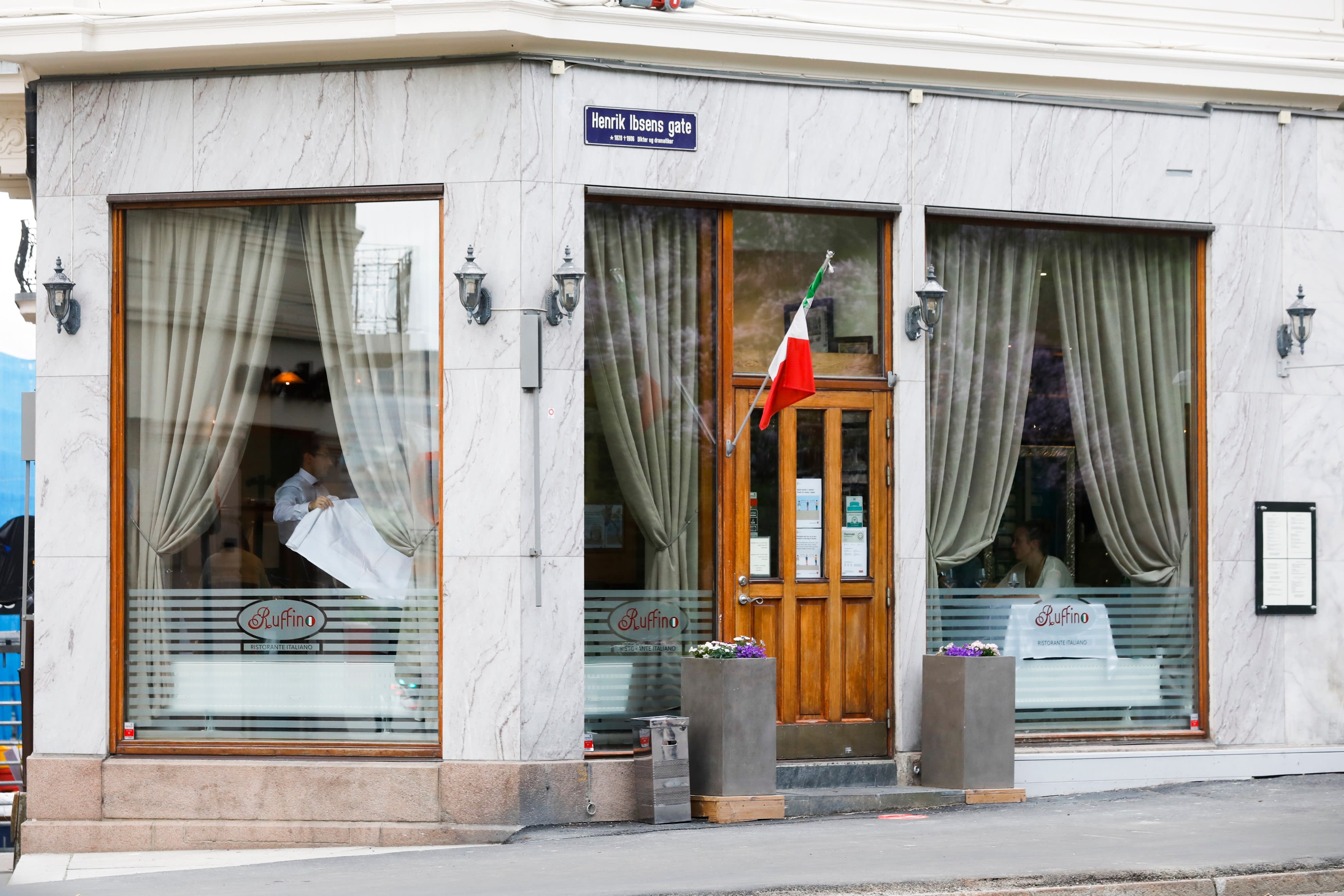 Du har utsikt til Slottet fra Ruffino.