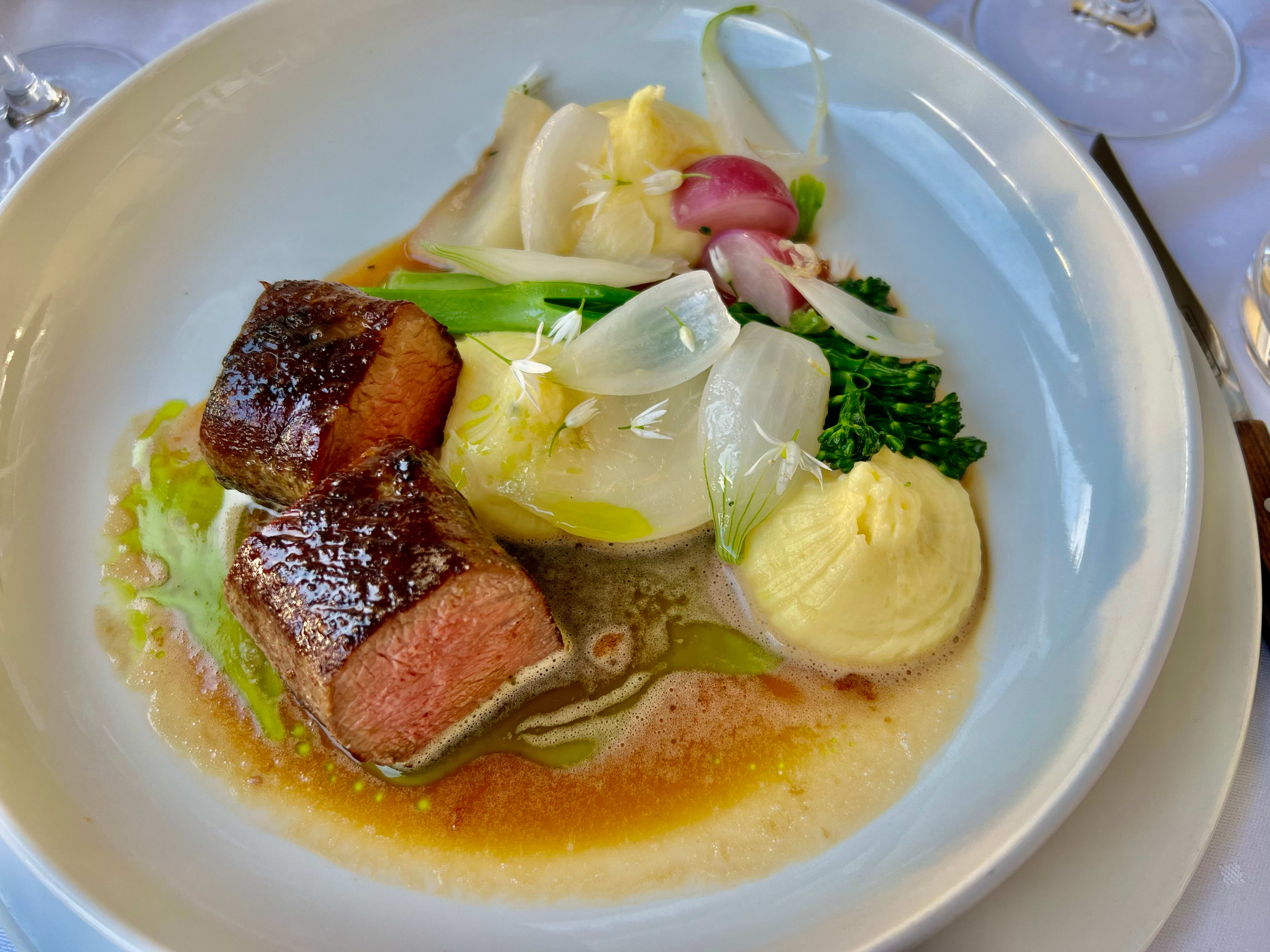 Indrefilet av kalv smaker veldig godt. 