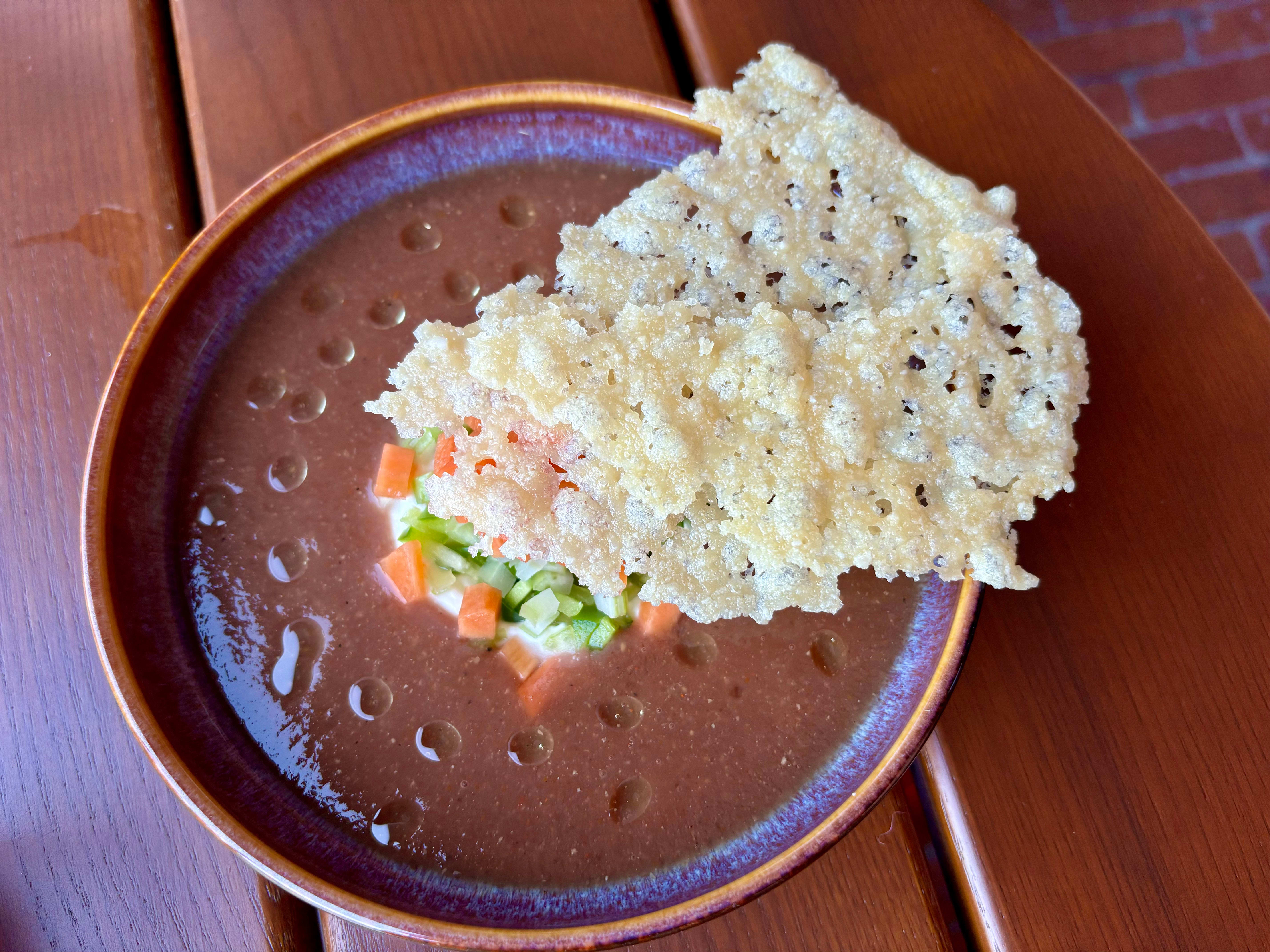 Gazpacho er en av kveldens mest skuffende retter. 