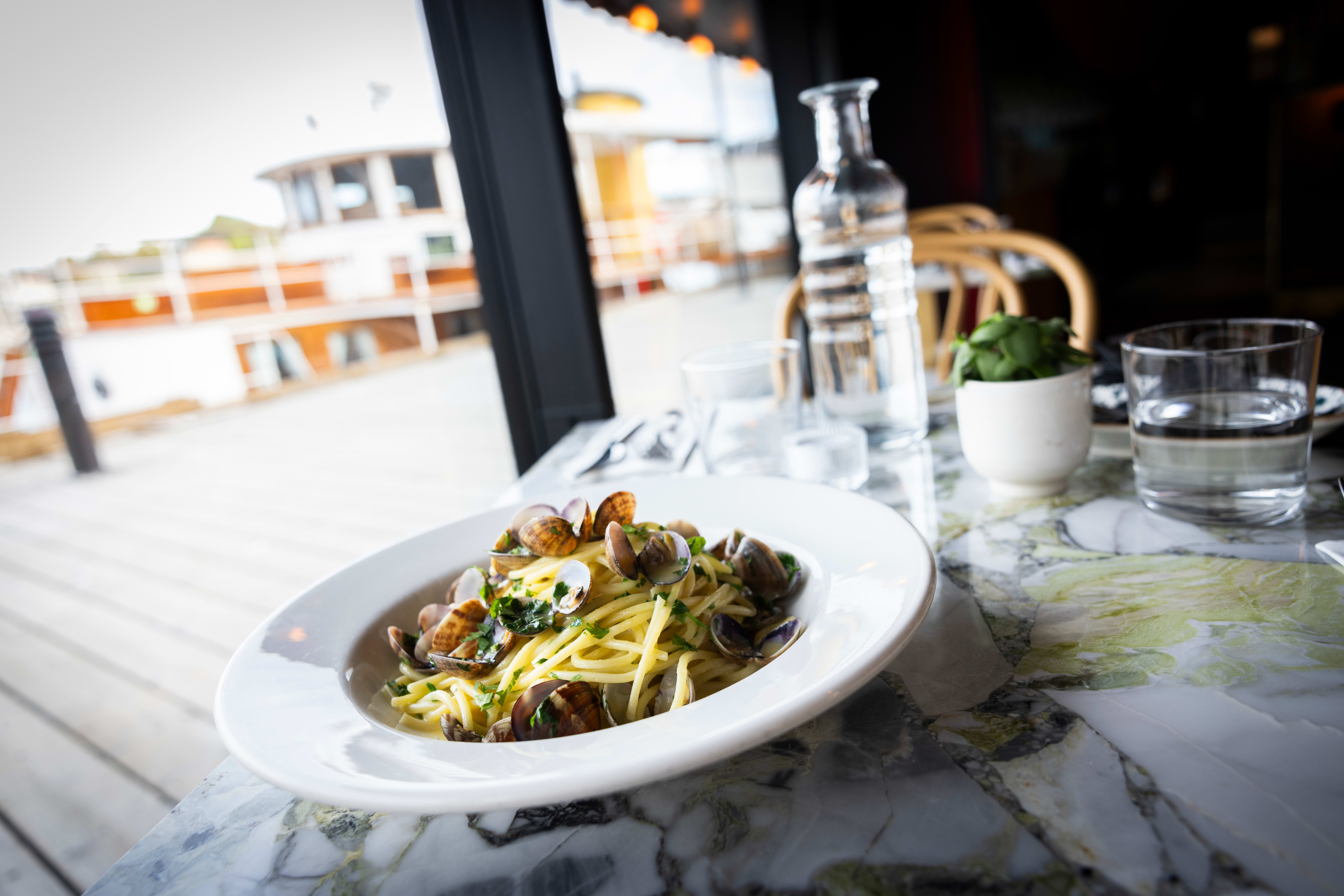 Spagetti vongole innfrir forventningene. 