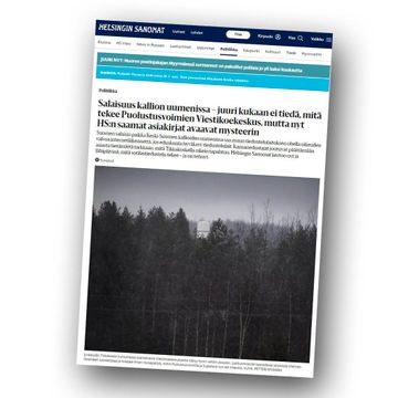 Finske journalister dømt for avsløring av forsvarshemmeligheter