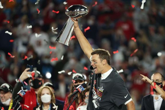 Tom Brady (43) ble historisk