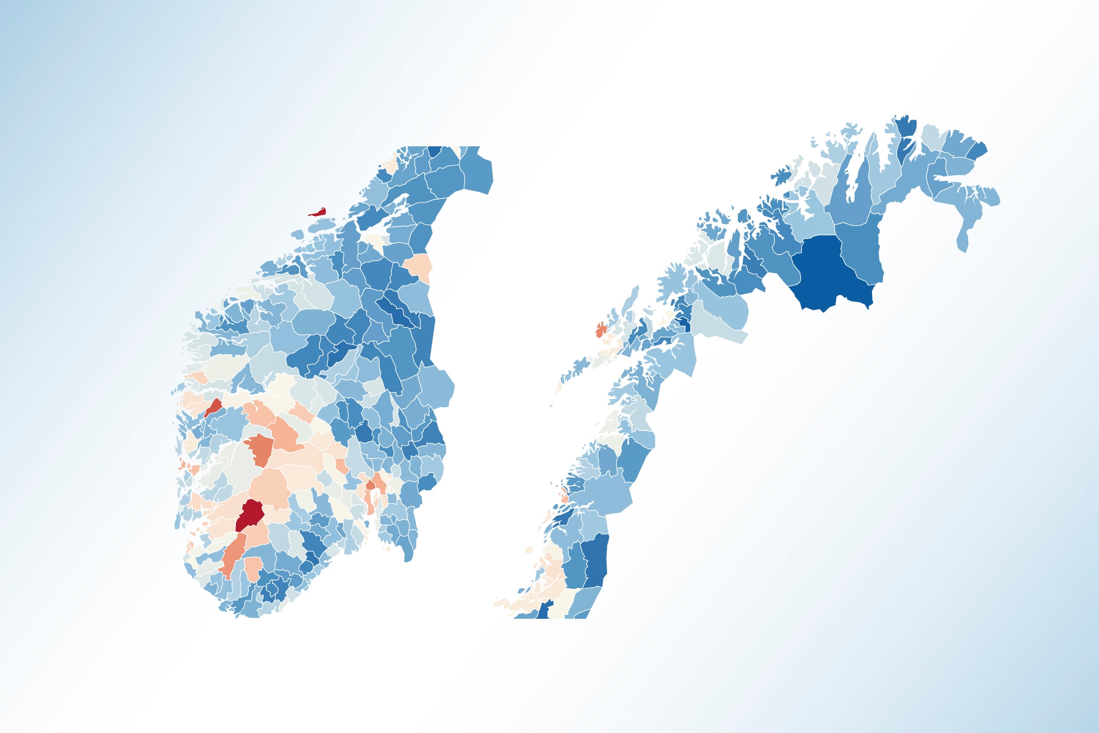 Noen få kommuner betaler til de mange. Sjekk hvor rik din kommune er.