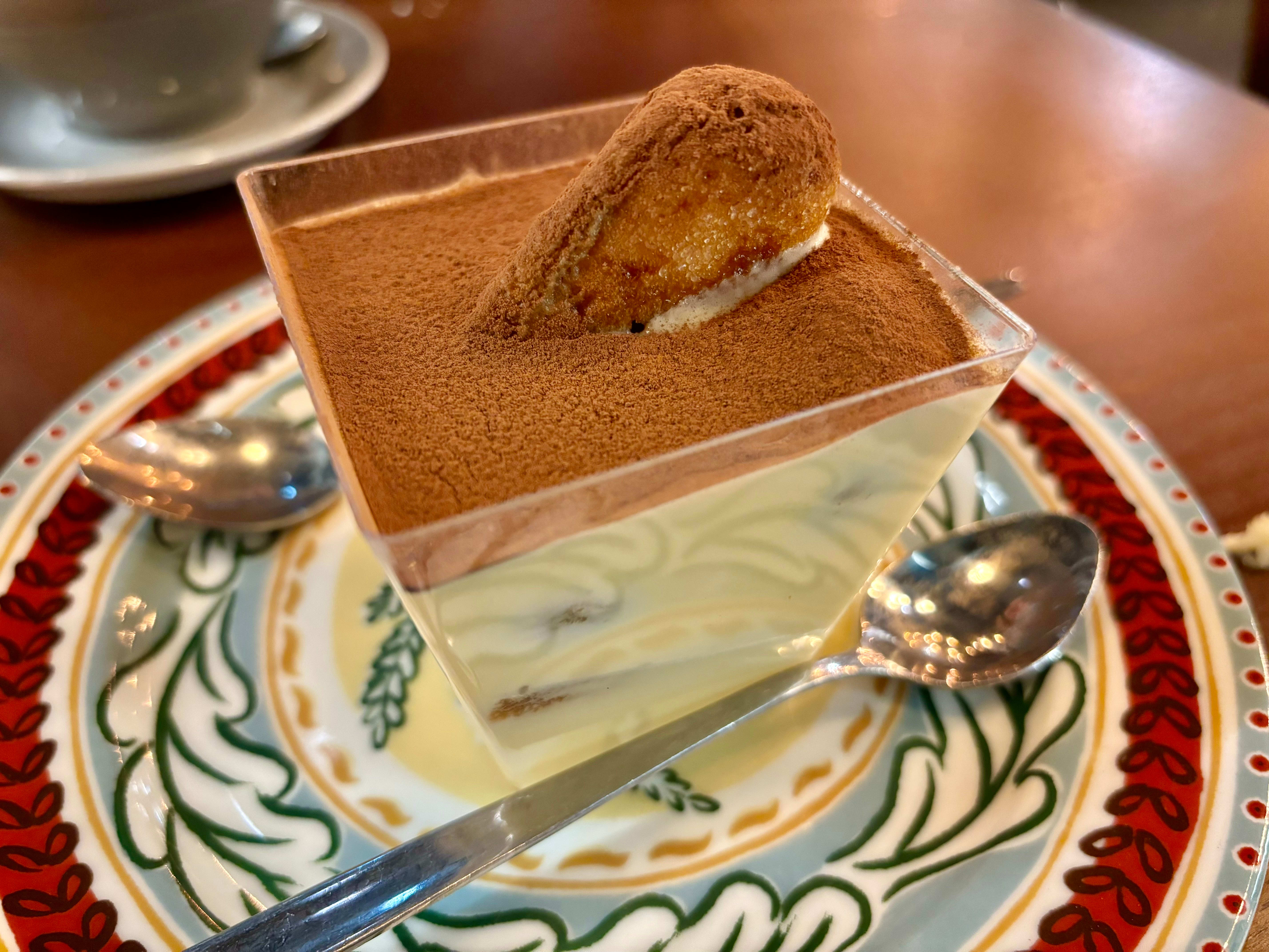 Nydelig tiramisu hos Cici Osteria.