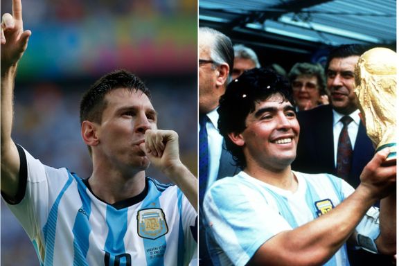  «Messi er tidenes beste. Men Maradona er større».  