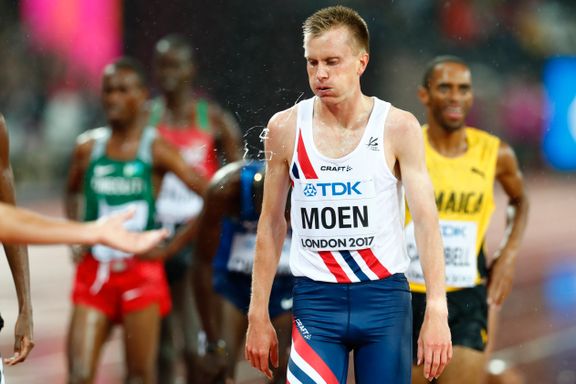 VM-håpet Moen røk ut av VM: Langt bak sitt beste på 5000 meter