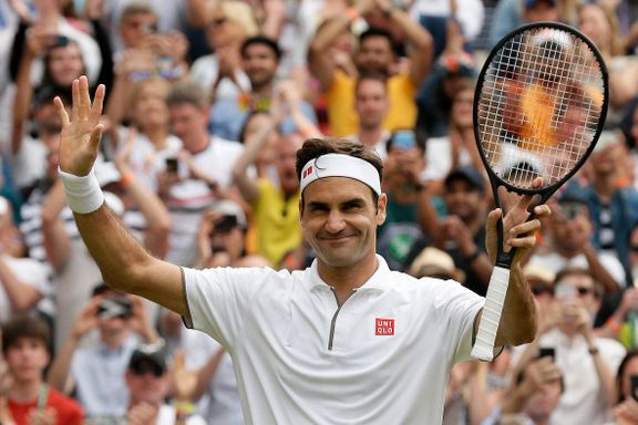 Federer slo flere rekorder i Wimbledon