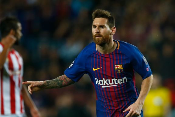 Messi med mål nummer 100 i Champions League