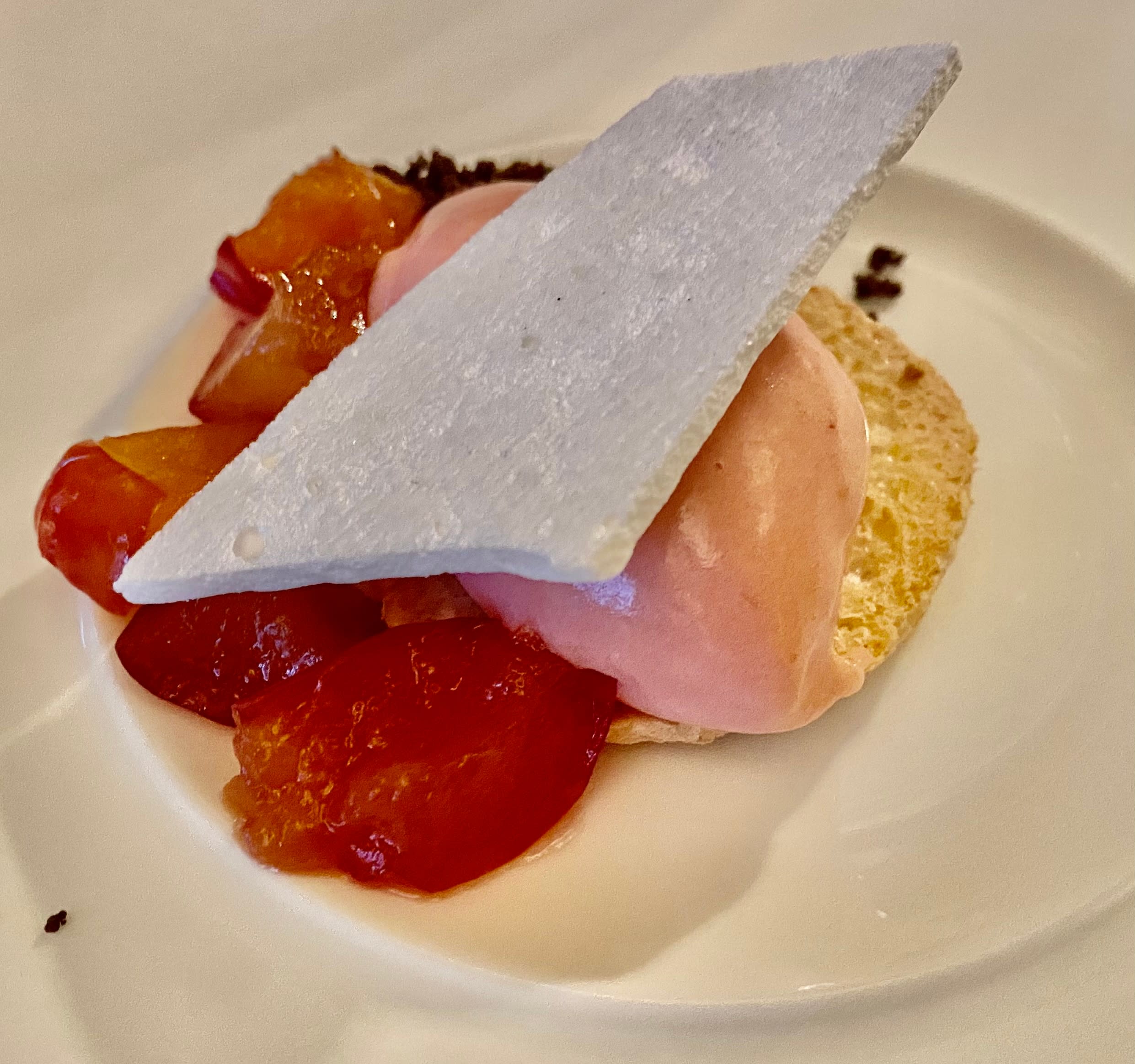 Plommeparty til dessert. 