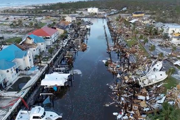  Se bildene: Enorme skader etter orkanen Michael - redningsmannskaper leter etter flere døde 