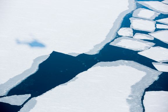 Sårbar is i Arktis etter varmerekord