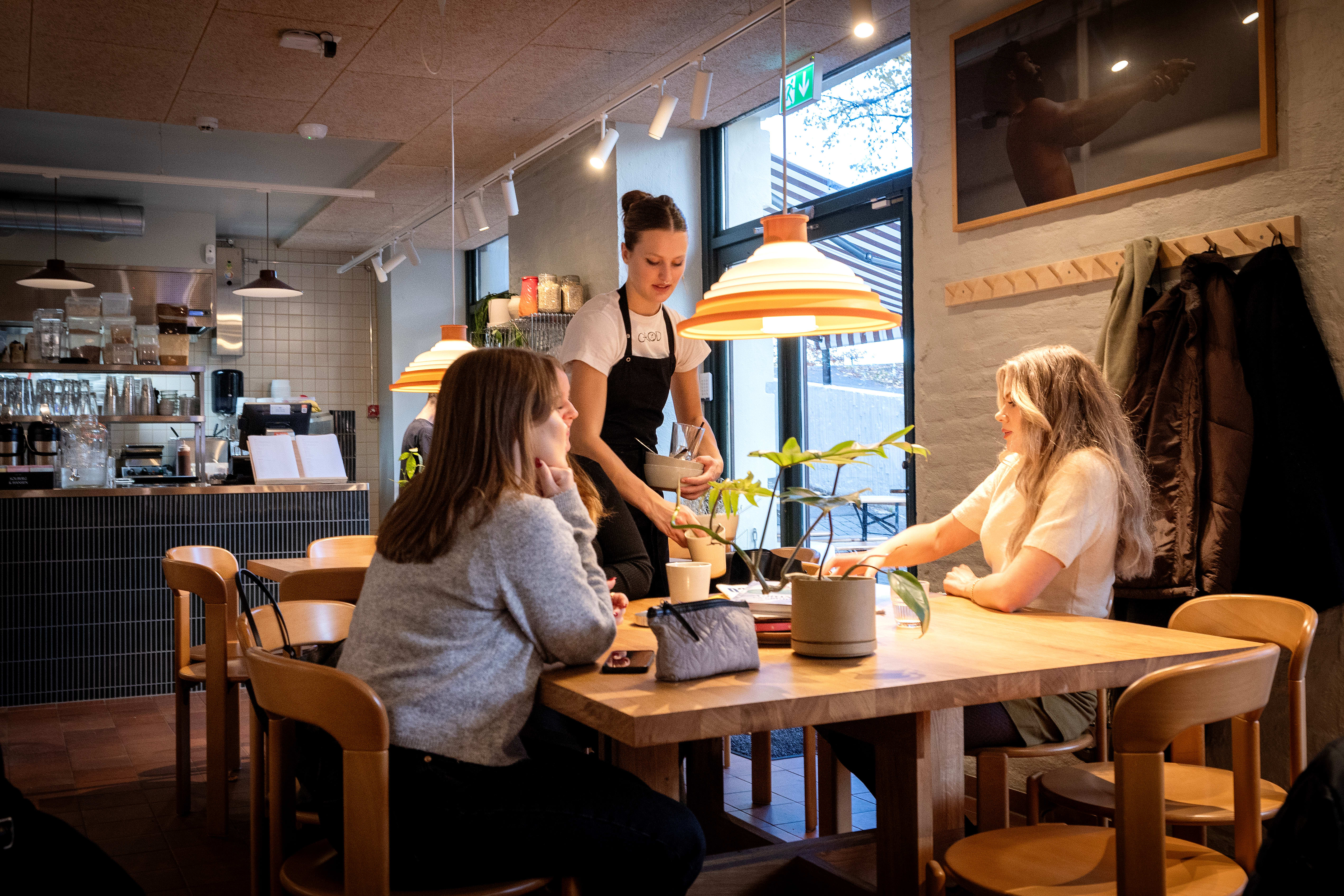 Lyse og innbydende lokaler. 