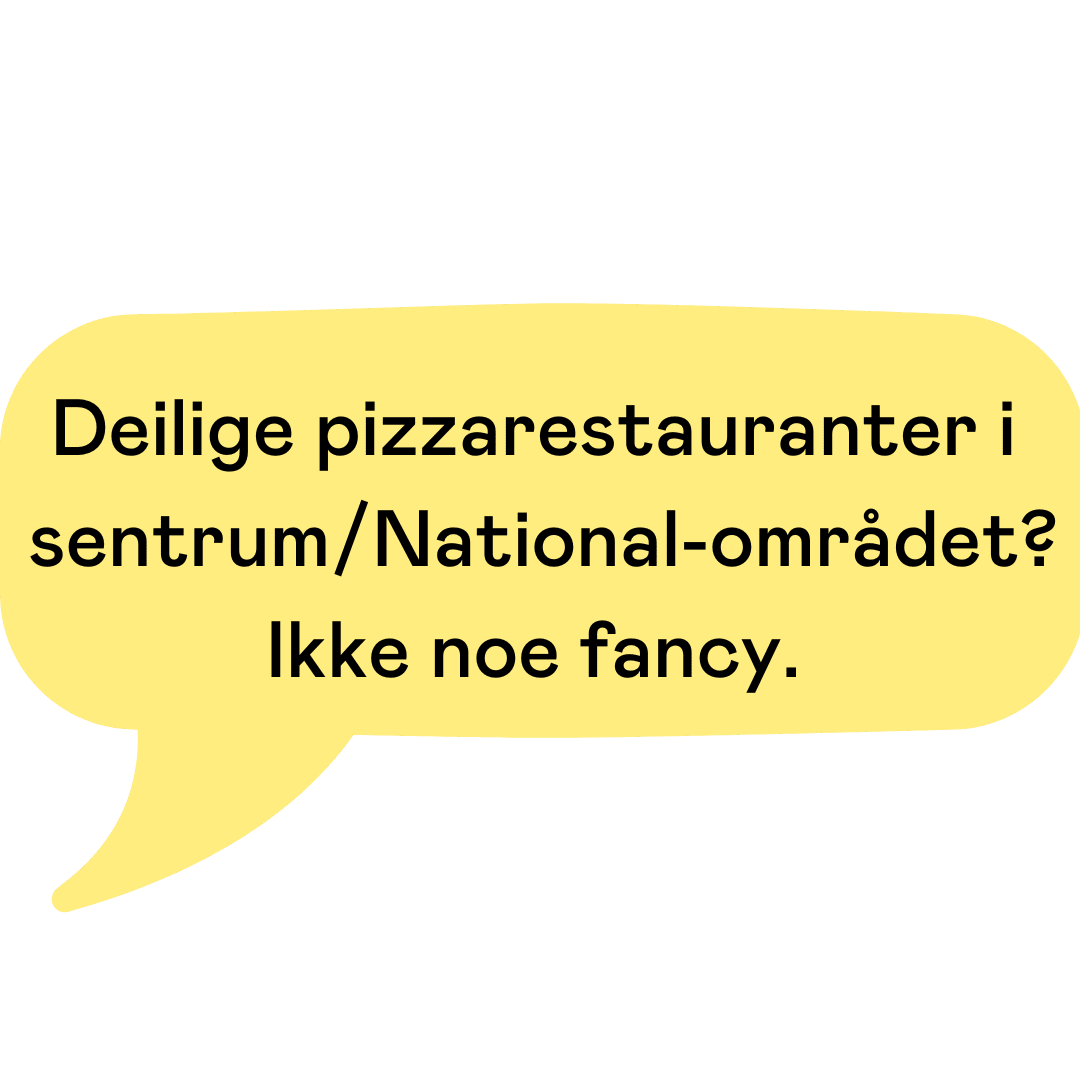 Hvilke spisesteder i Oslos er rimelige, men også bra? Hvor burde jeg spise i Bjørvika?