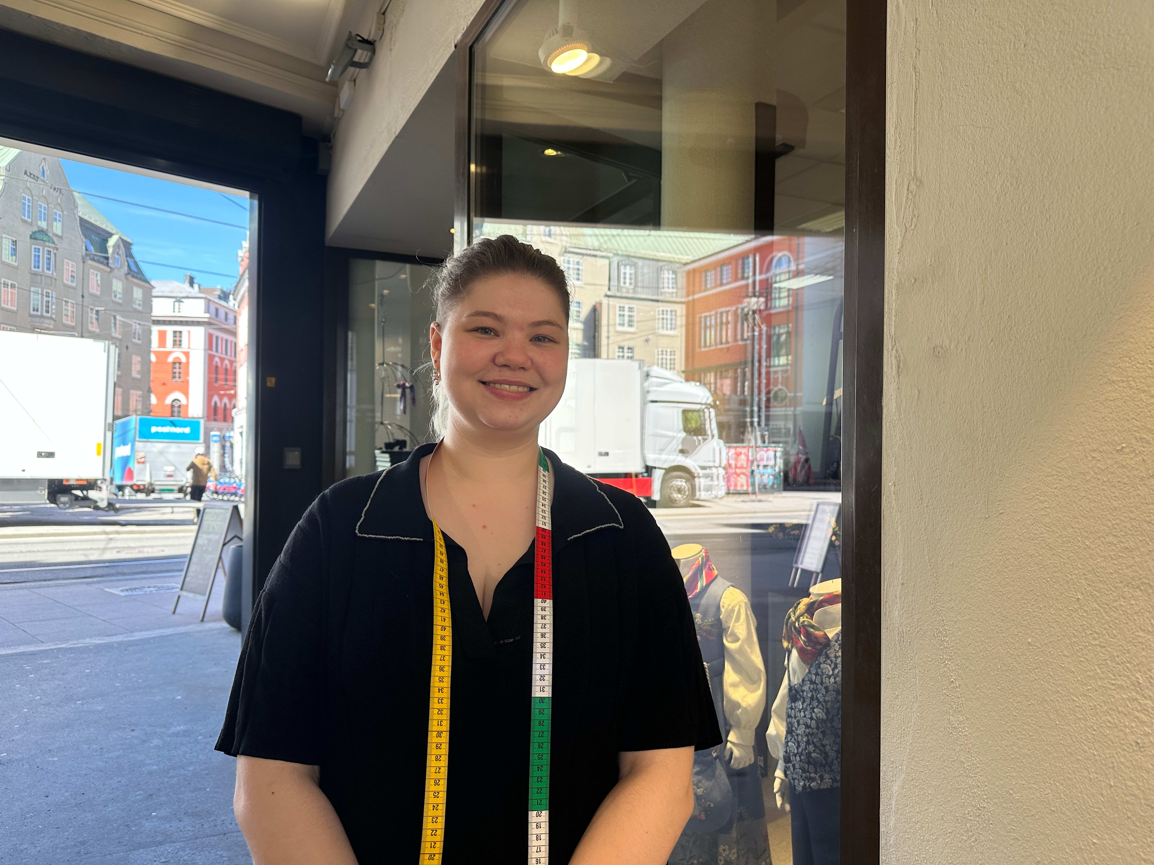 Anette Wiger jobbe som skredder og selger hos Oslobunaden.