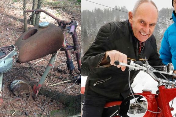 I 1965 ble motorsykkelen til senere OL-vinner Alf Hansen stjålet. 53 år senere har han fått den igjen.