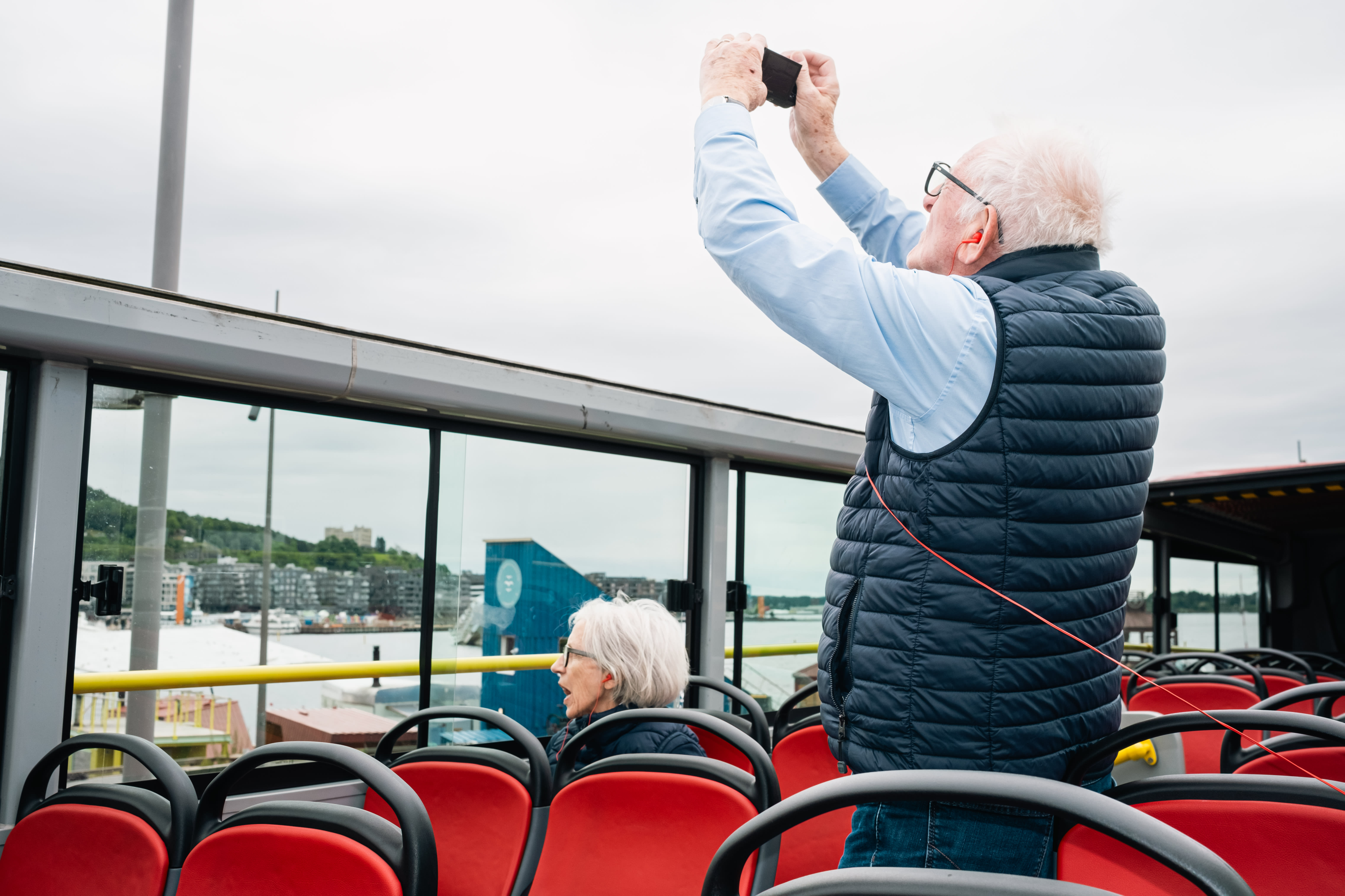 Turistene synes kystetappen er nydelig. 