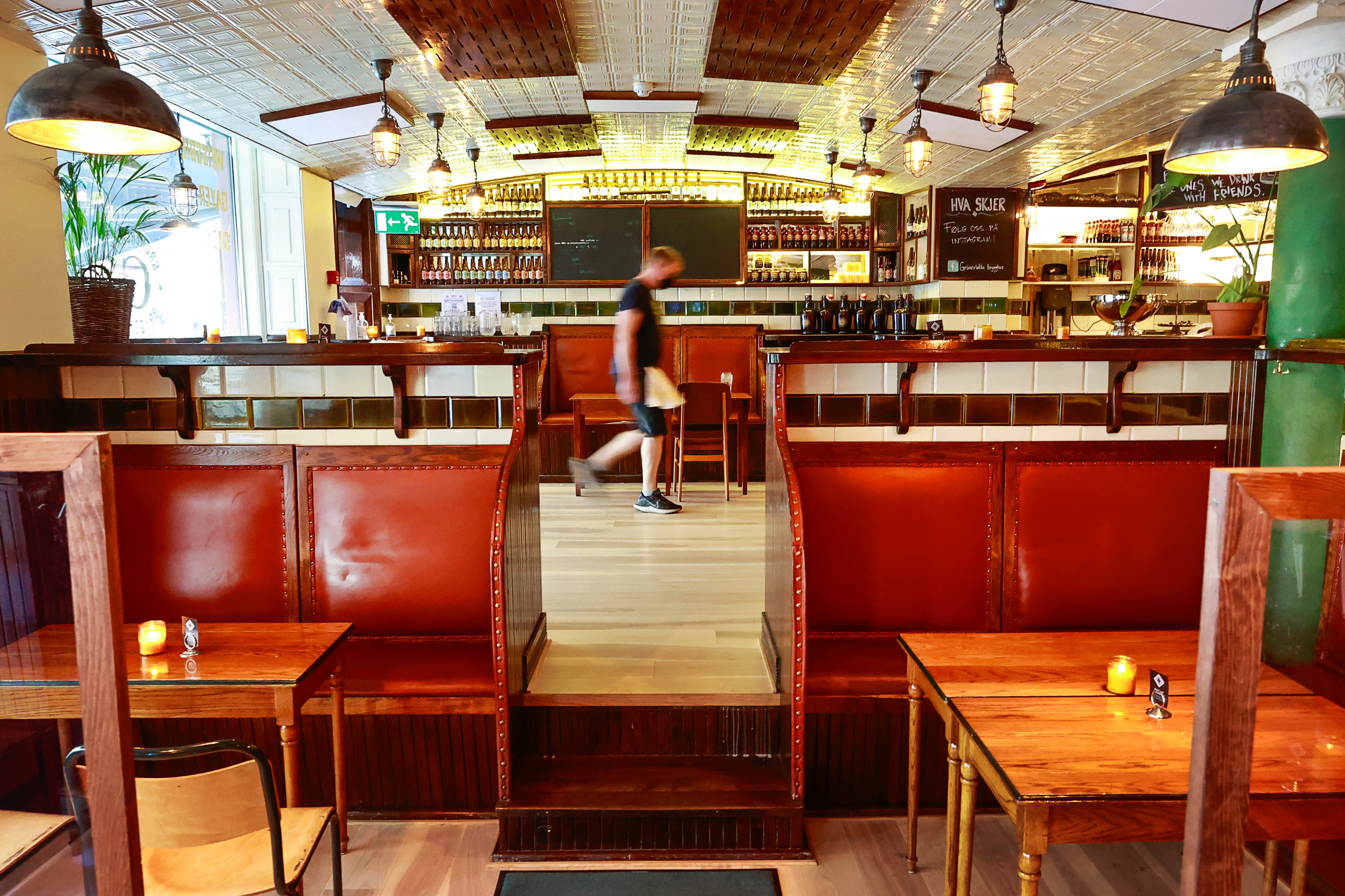 Fortsatt klassisk pubinteriør. 