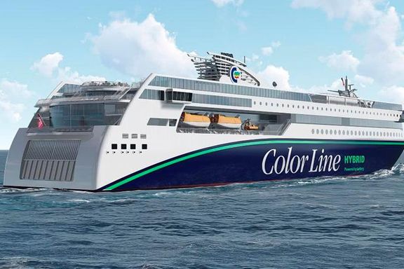 Color Line bygger verdens største hybridskip - skal seile mellom Sandefjord og Strømstad