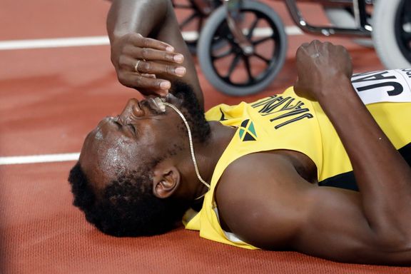 Usain Bolt etter den triste avslutningen: – Ikke slik jeg ønsket at VM skulle ende