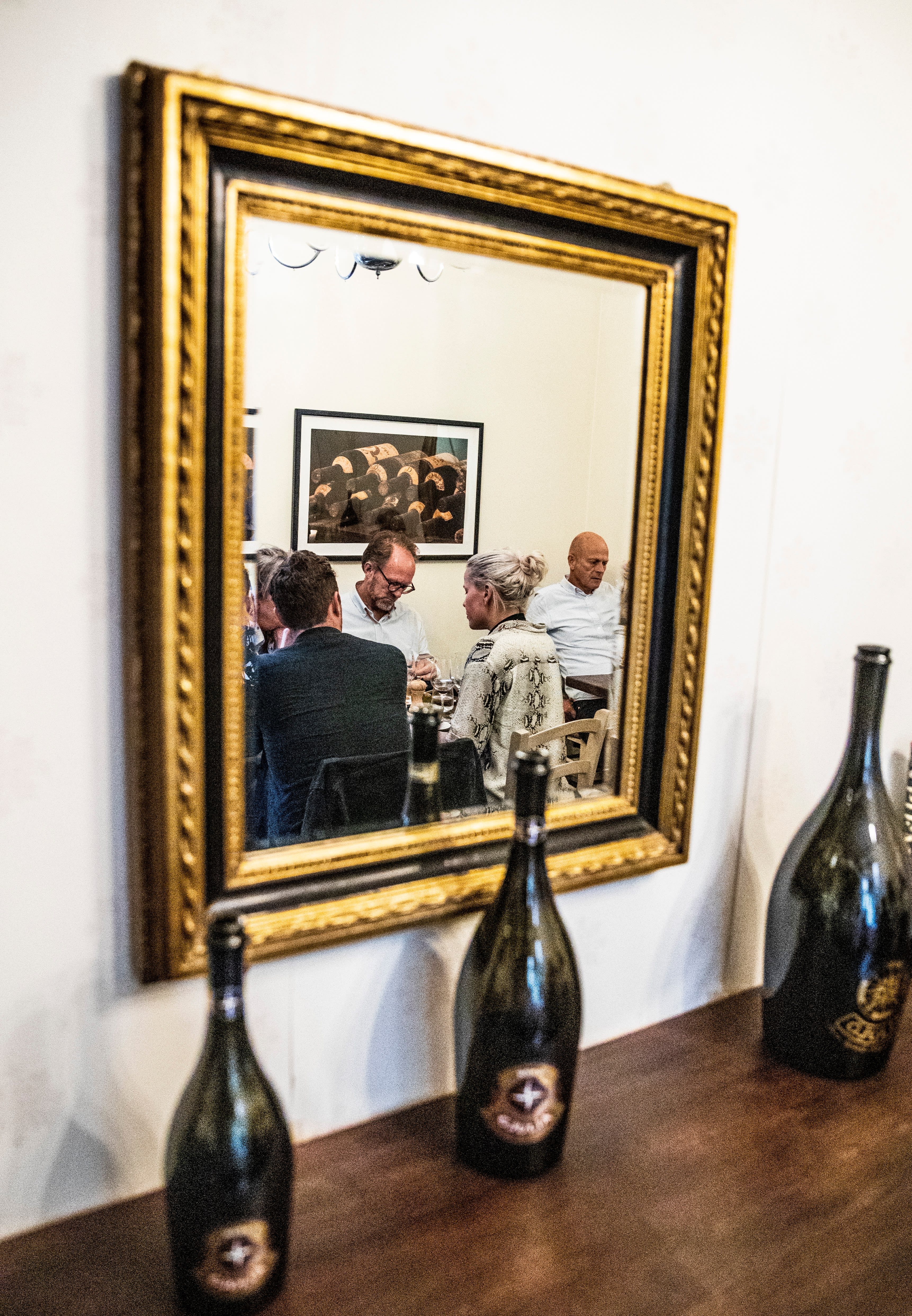 Enkelt interiør på Bono. 