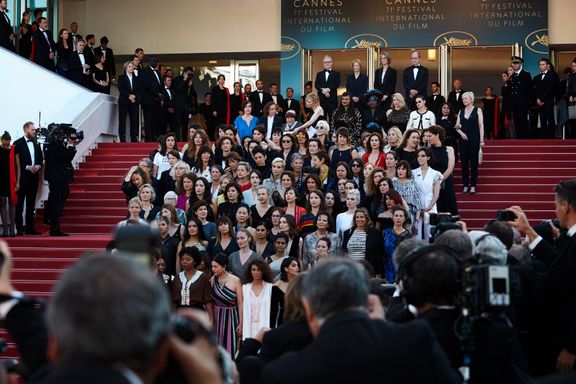 Kvinnene kuppet den røde løperen i Cannes
