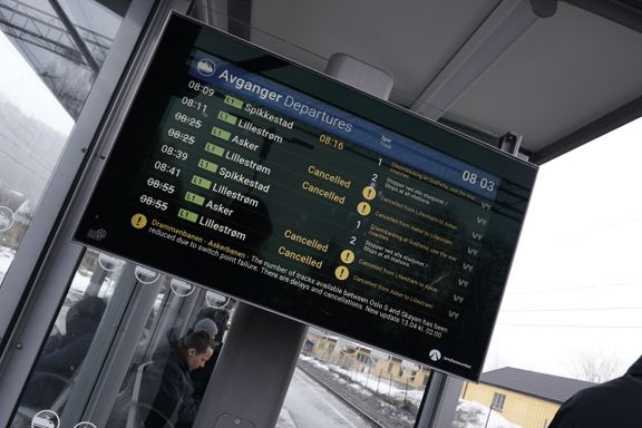 Togforsinkelser i Oslo ut uken – feil rettes ikke før natt til lørdag