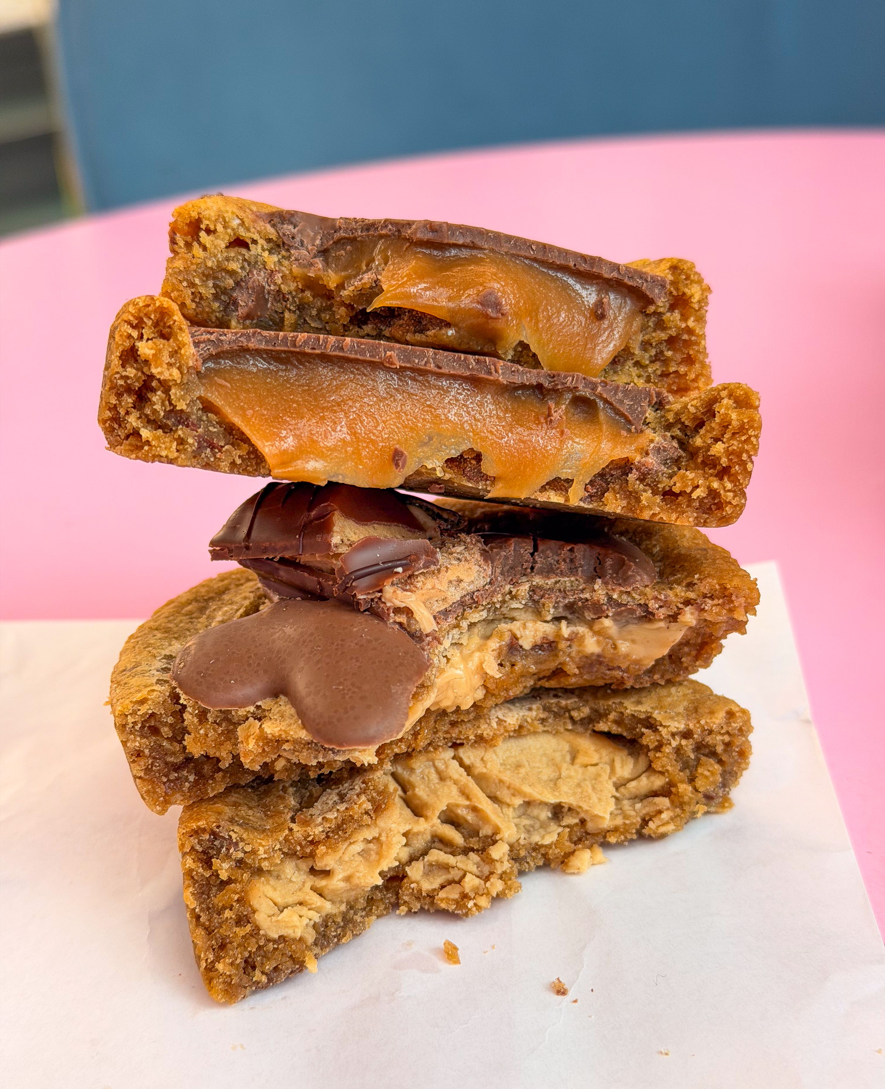 «The Millionaire» er for den som digger salt karamell, mens «The Hazel Hazard» er som en Kinder Bueno i cookie-form.