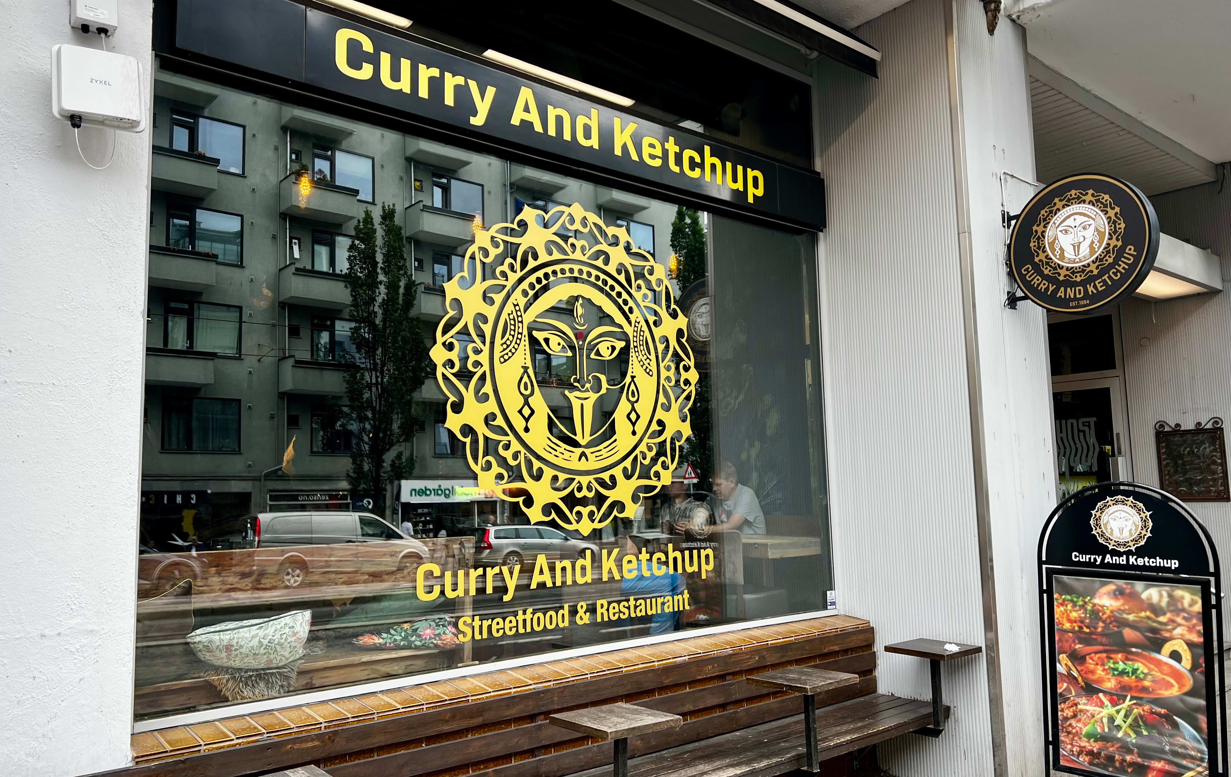 Her ble vi fristet med en gratis dessert mot at vi skrev en omtale på Google. 