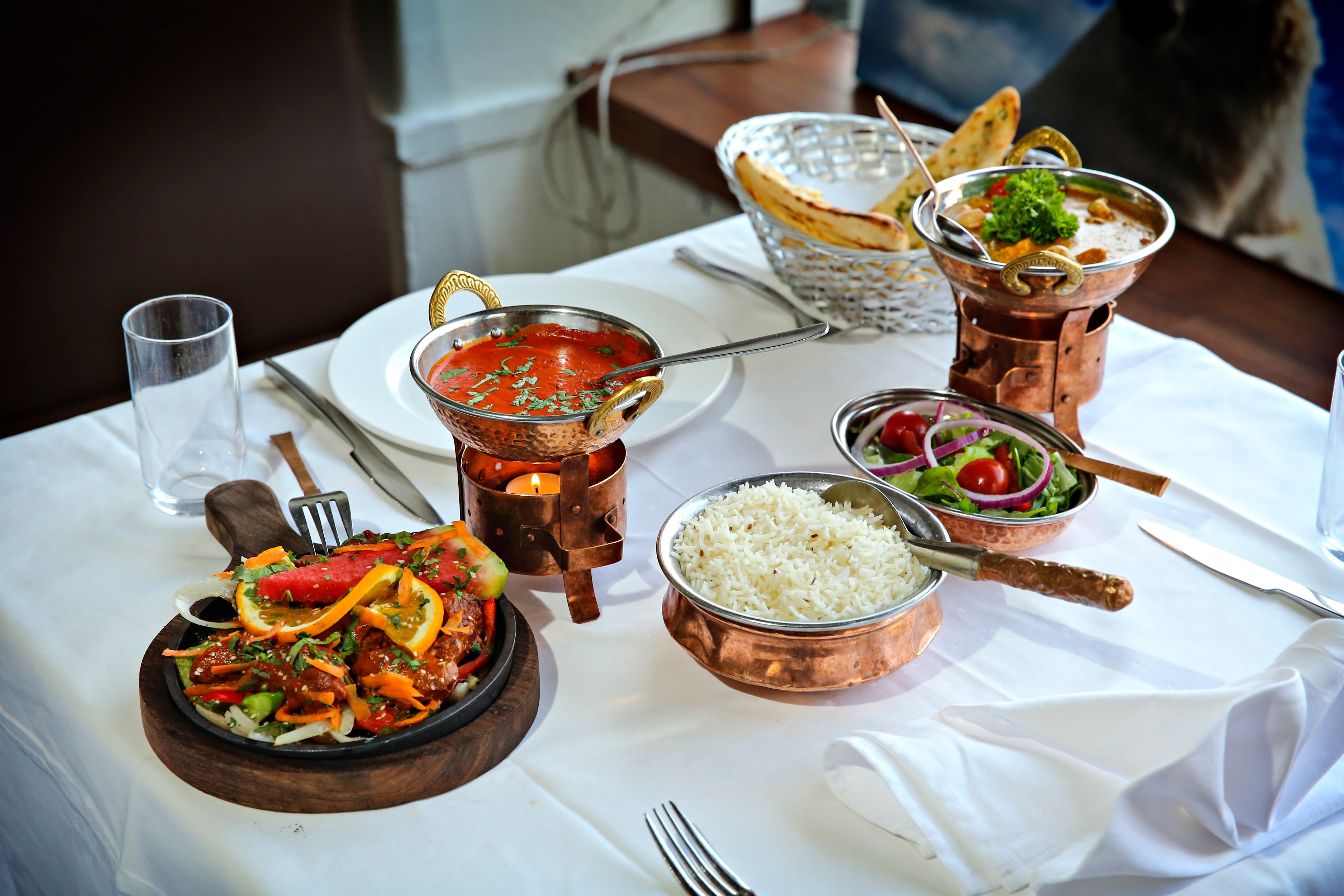 Jaipur byr på klassiske indiske retter.