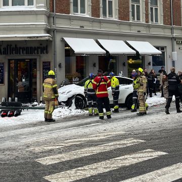 Ulykke på St. Hanshaugen - førte til kaos i trafikken