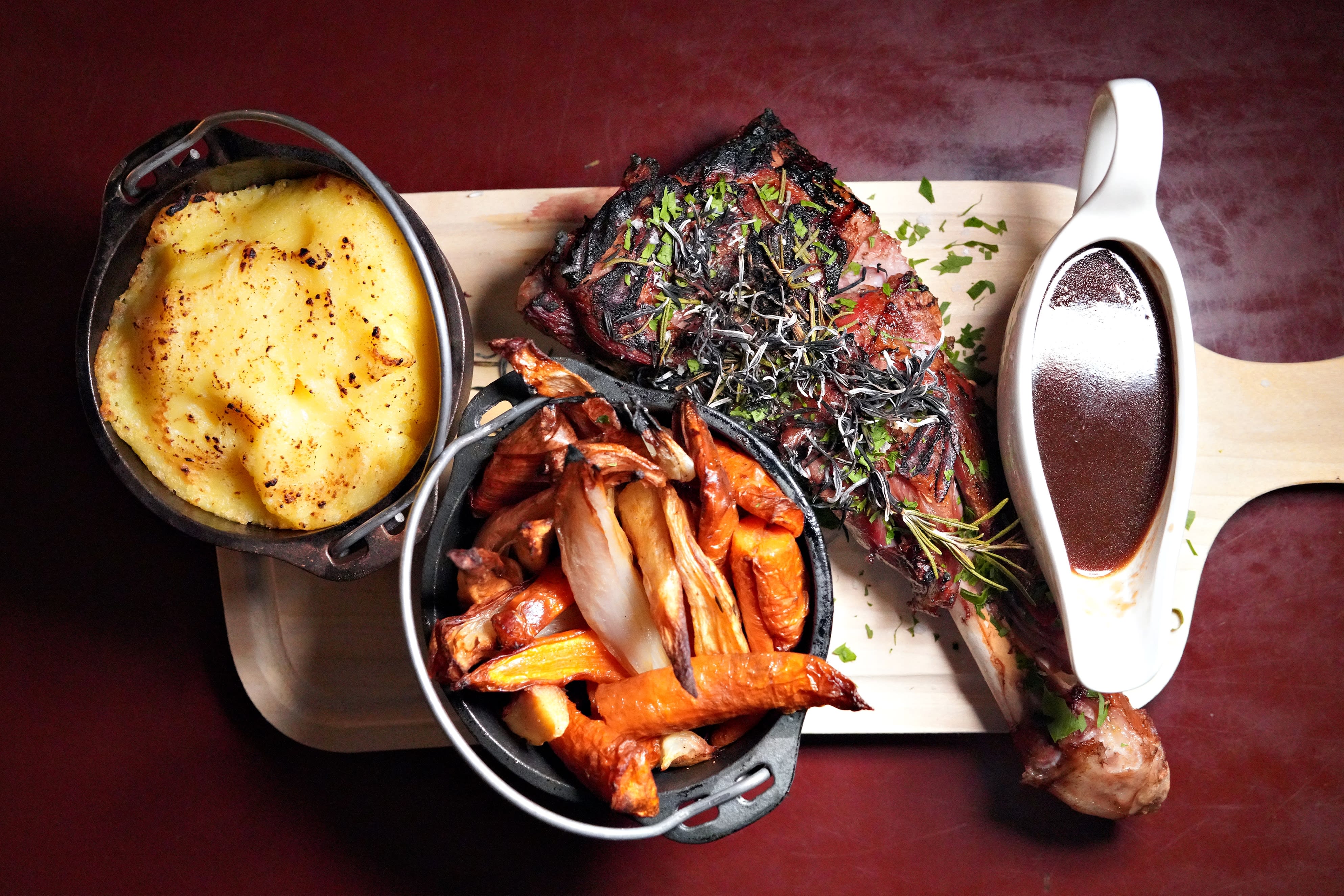 Lammet på St. Lars er herlig mørt.