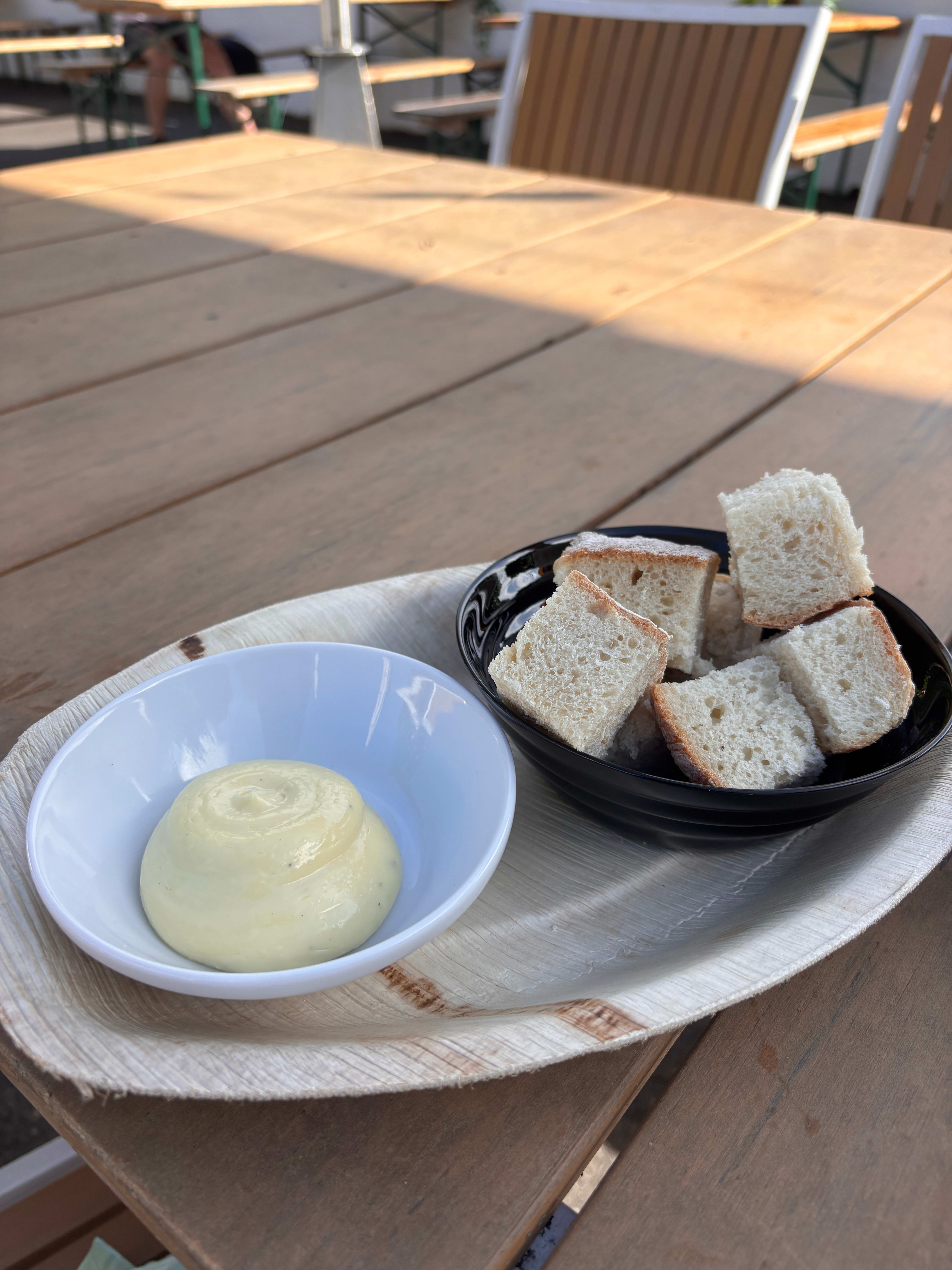 Så tørt brød har jeg aldri fått før. 