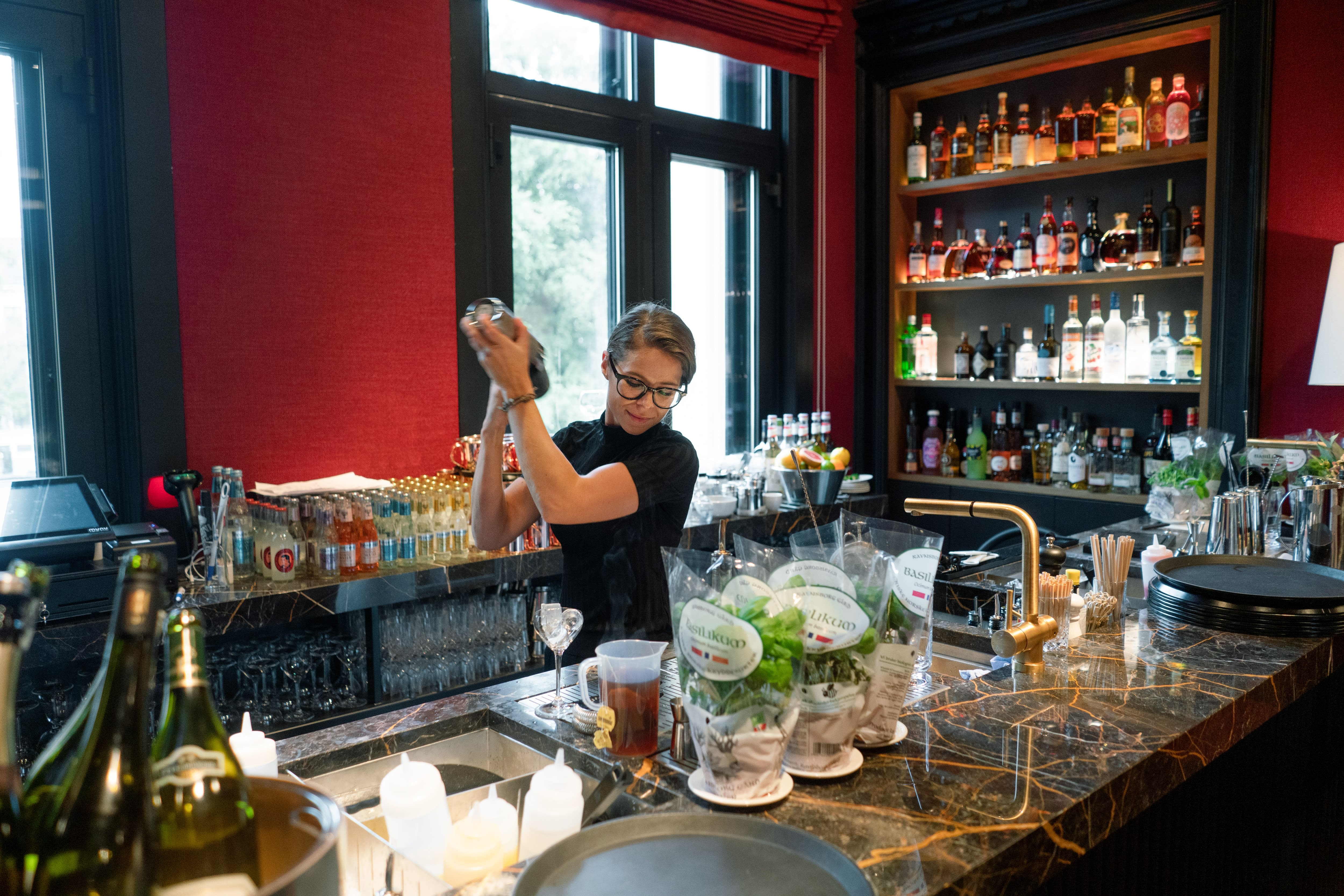 Her er det lurt å starte med en vordrink. 