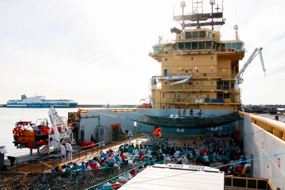 Over 500 reddet av norsk skip