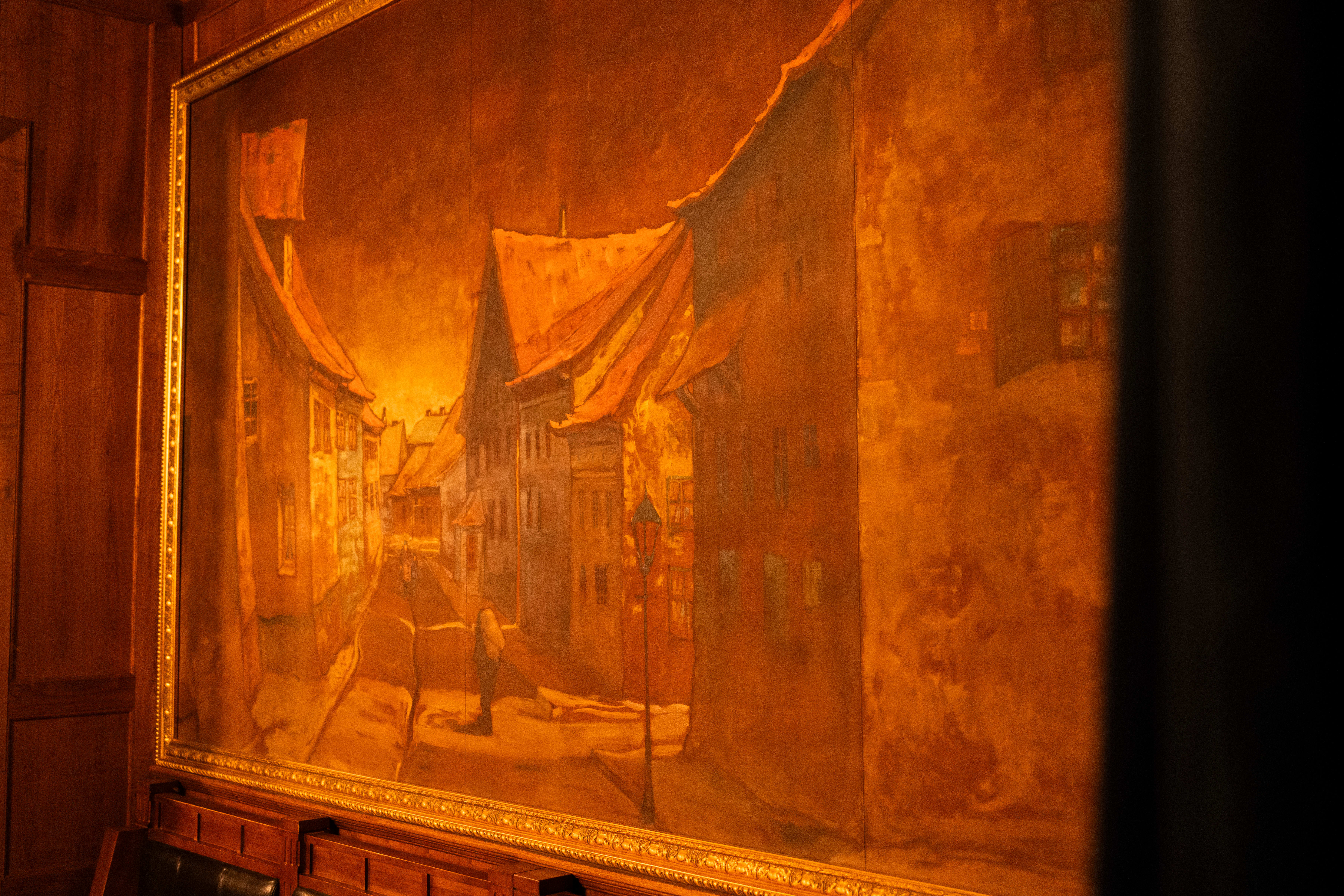 Flotte malerier av Hans Henrik Sartz Backer. 