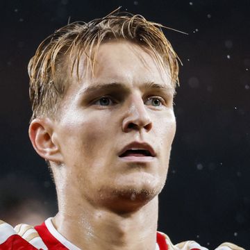 Ødegaard scoret sitt første Champions League-mål da Arsenal herjet
