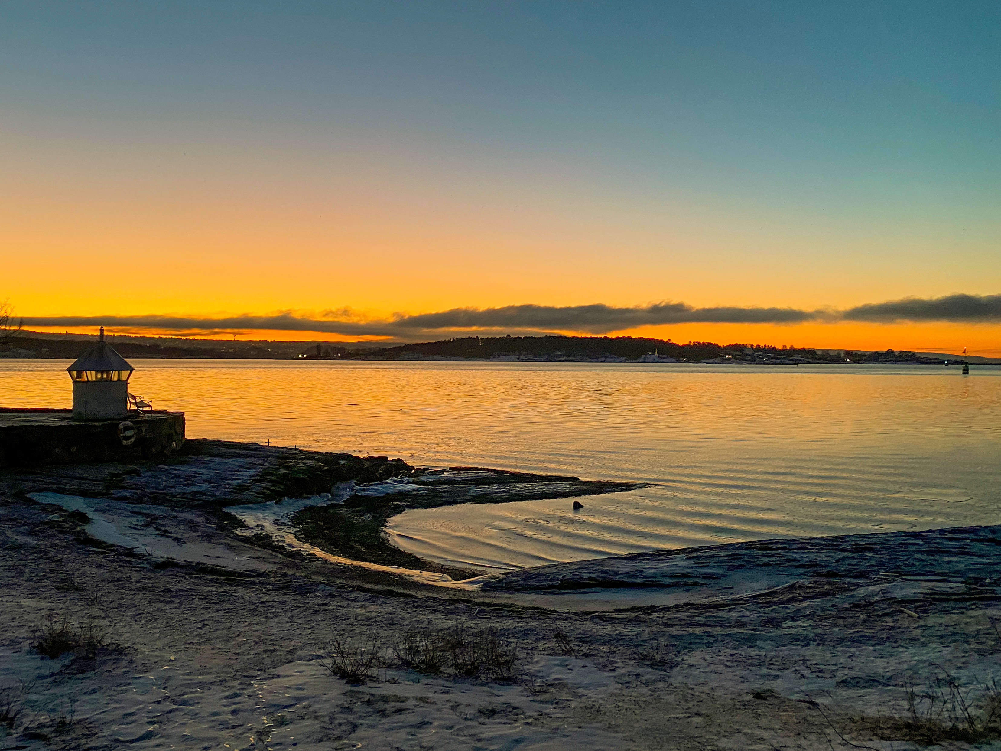 Solnedgangen på Bygdøynes kan være riktig så vakker på en god dag. 